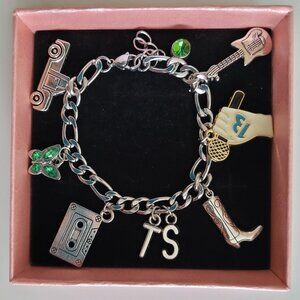 New Taylor Swift "Debut Eras" Inspired Stainless Steel Charm Bracelet